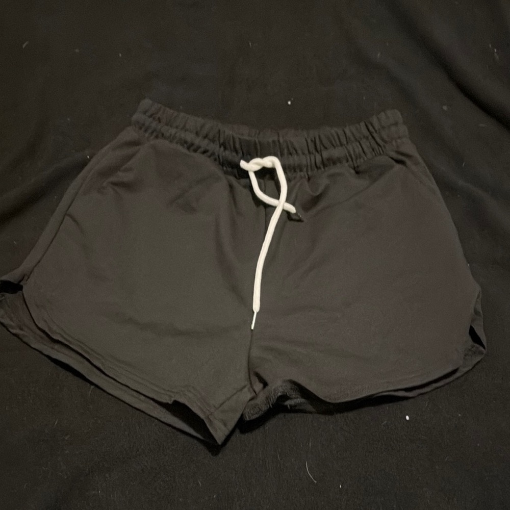 SHEIN Black Athletic Shorts
